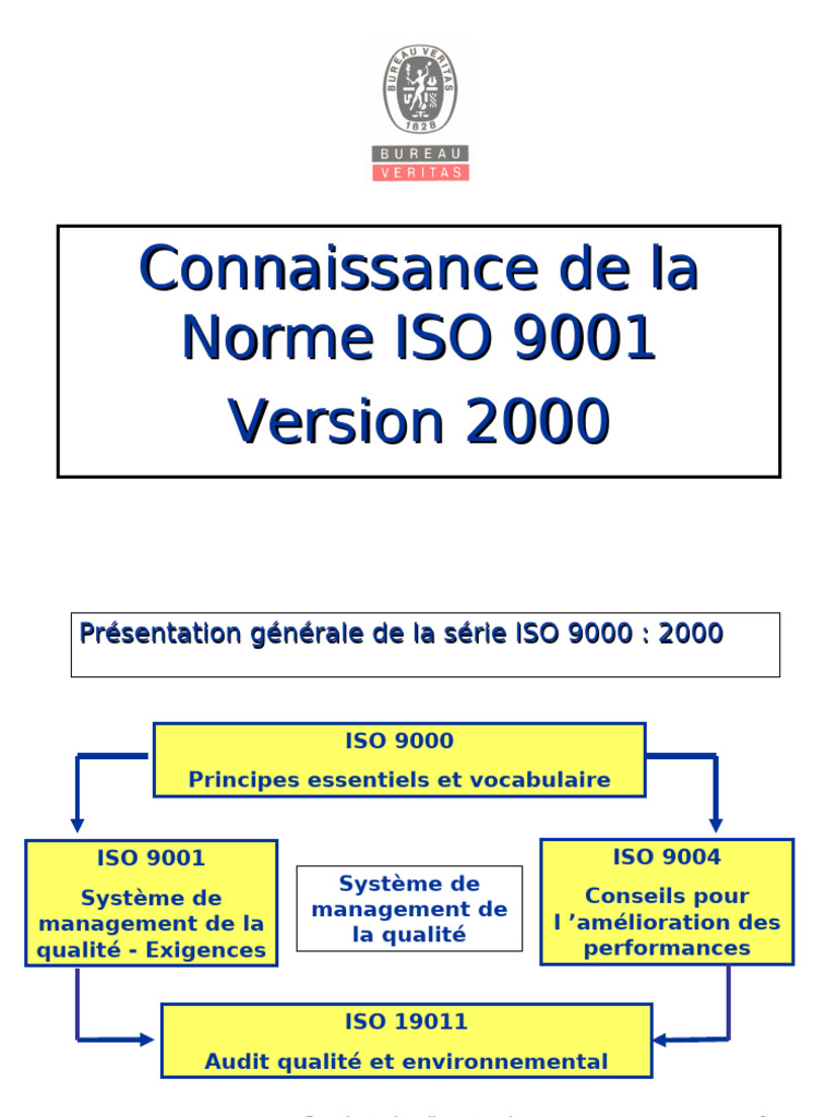Norme ISO 9001: Exigences et Principes | PDF | Management de la qualité ...