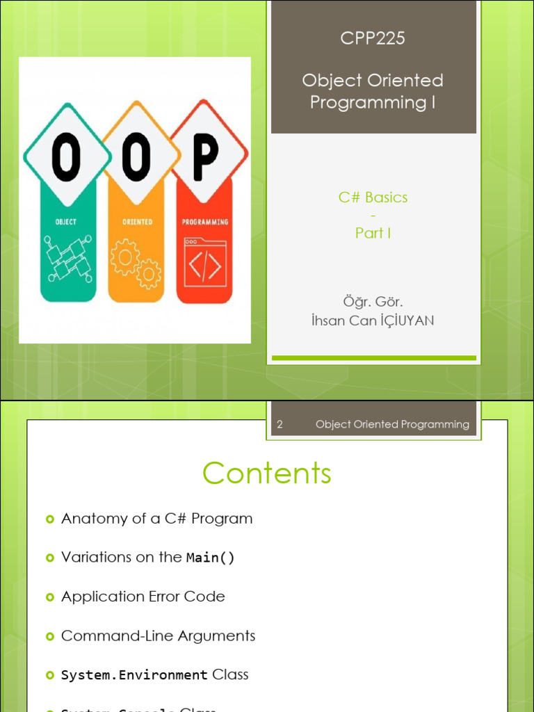 C# Programming Basics Guide | PDF | C Sharp (Programming Language ...