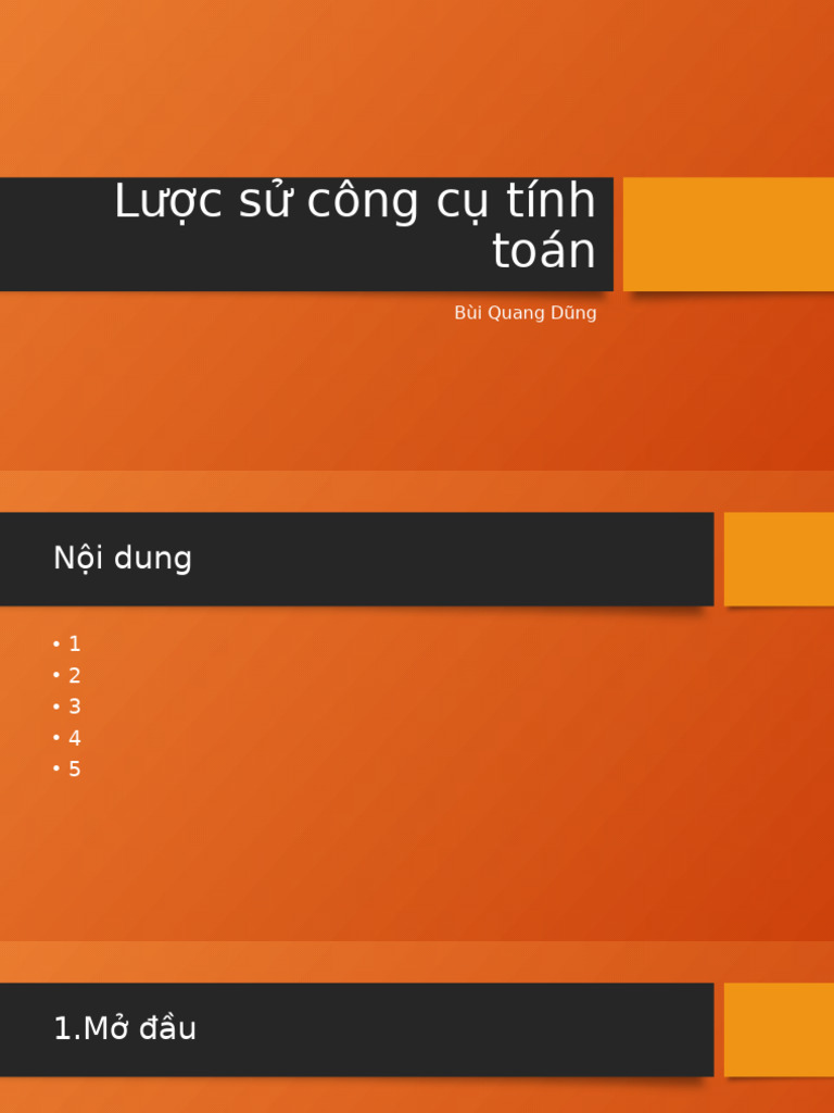 Bản Trình Bày | PDF