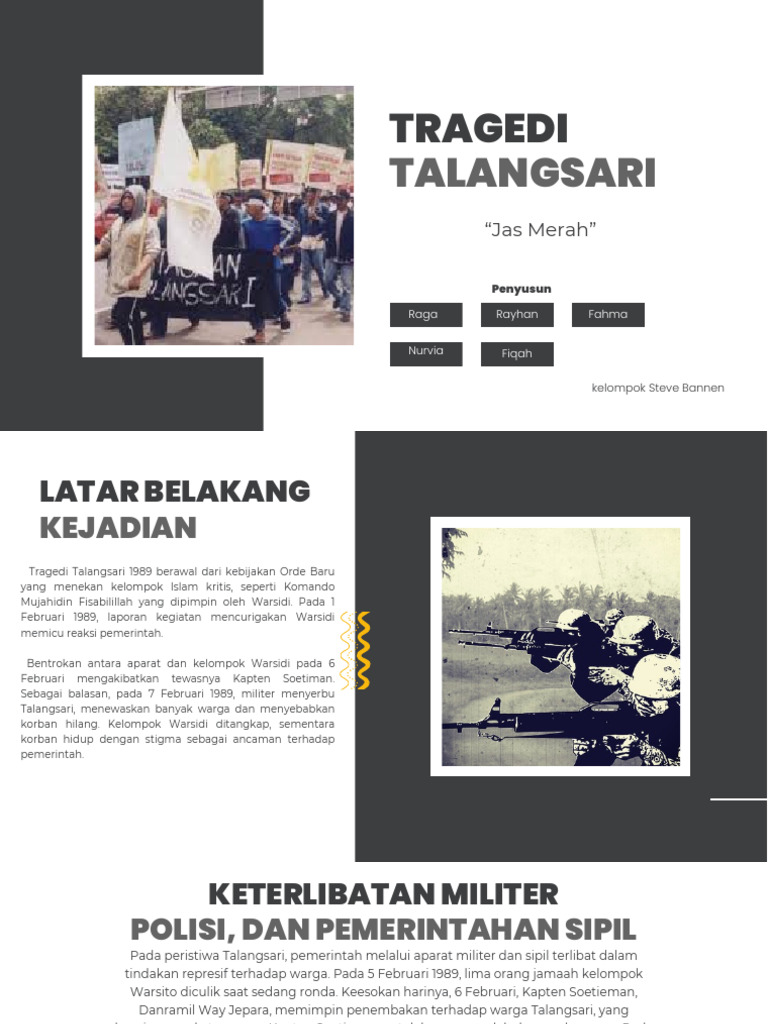Tragedi Talangsari 1989: Pelanggaran HAM | PDF