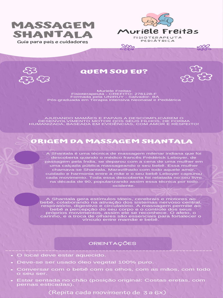 Guia Prático de Massagem Shantala | PDF