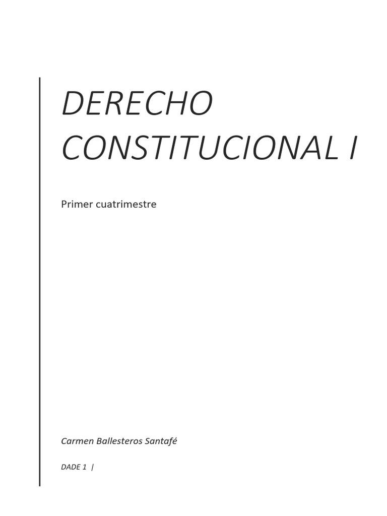 Elementos del Estado y Derecho Constitucional | PDF | Nación | Estado ...