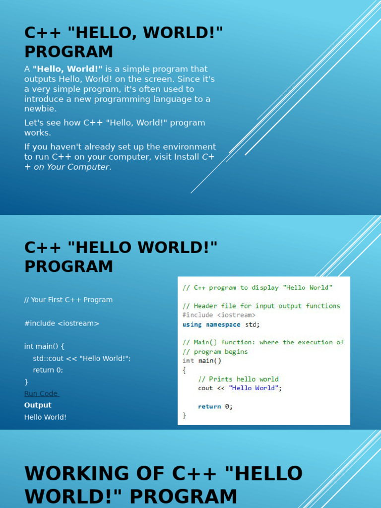 1 - C++ | PDF | C++ | Computing