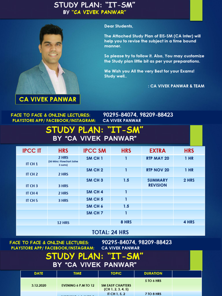 STUDY PLAN IT SM _f9fd492f-3ff2-48a1-8c5c-a9c31b07a7e5 | PDF