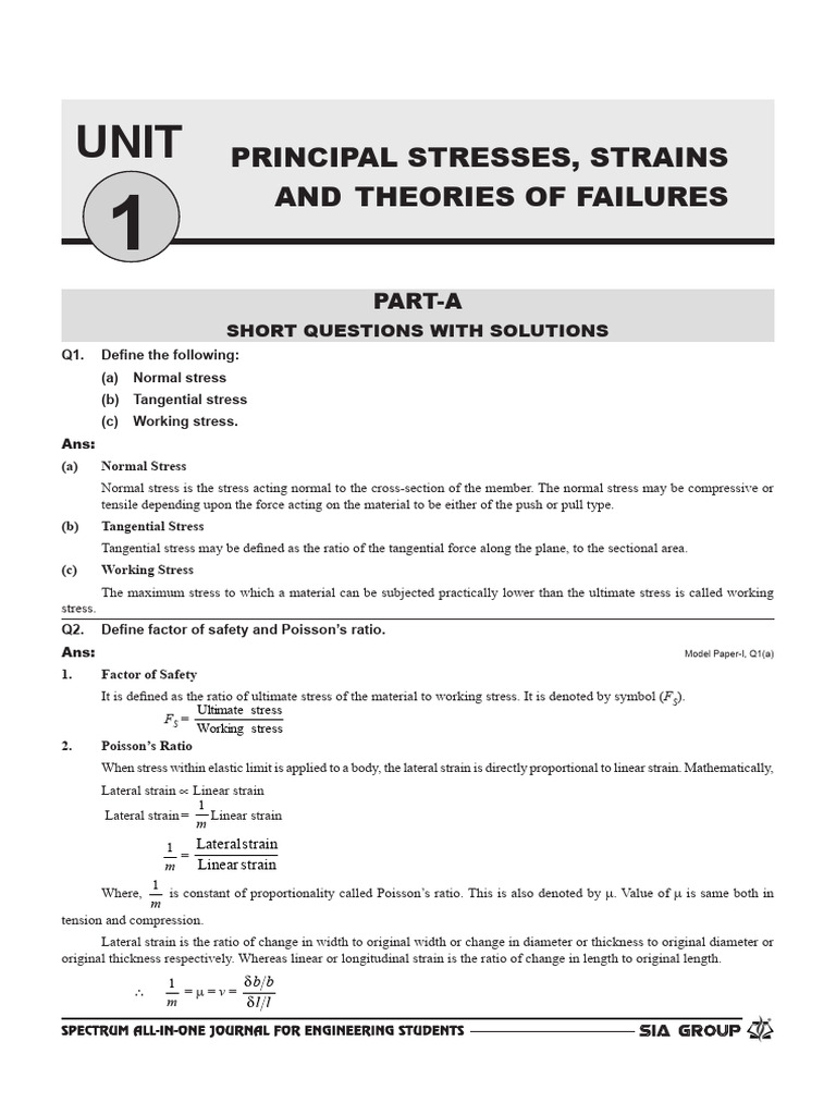 SOM-2 Book 1 | PDF | Stress (Mechanics) | Deformation (Engineering)