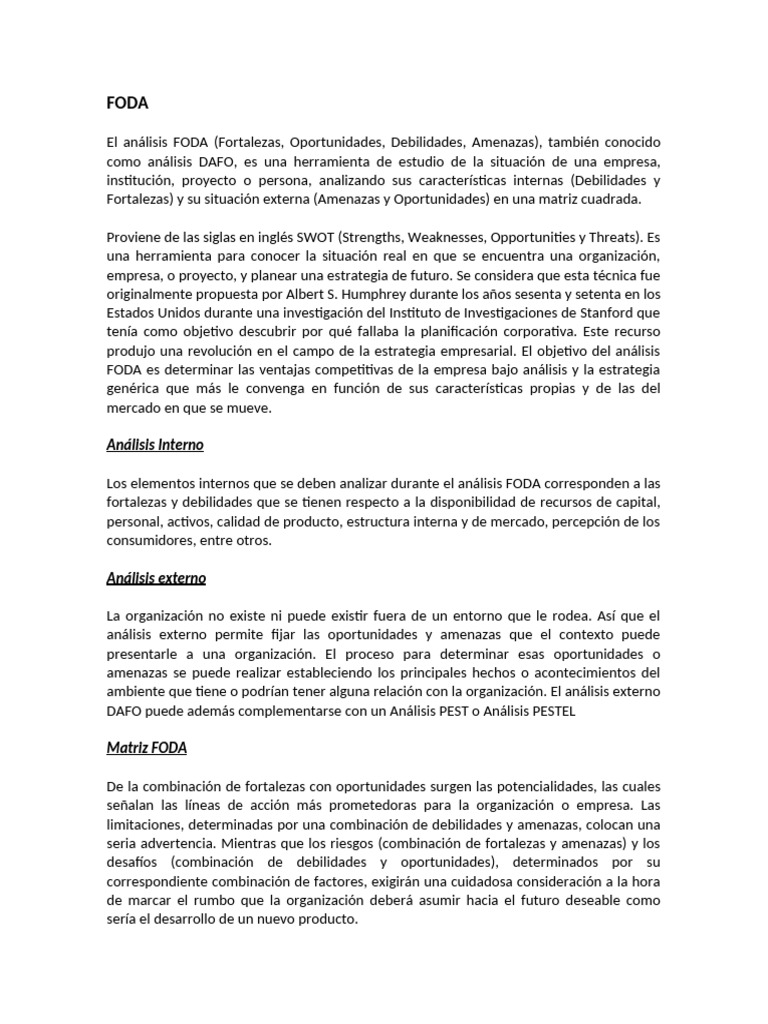 Análisis FODA para Estrategias de Yoga | PDF | Análisis FODA | Economias