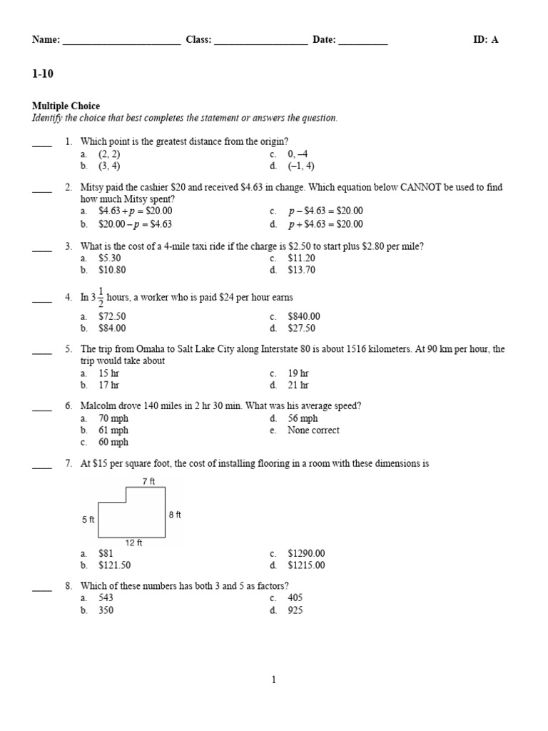 Saxon-PreAlgebra-Extra-Lessons+1-10 | PDF | Elementary Mathematics ...