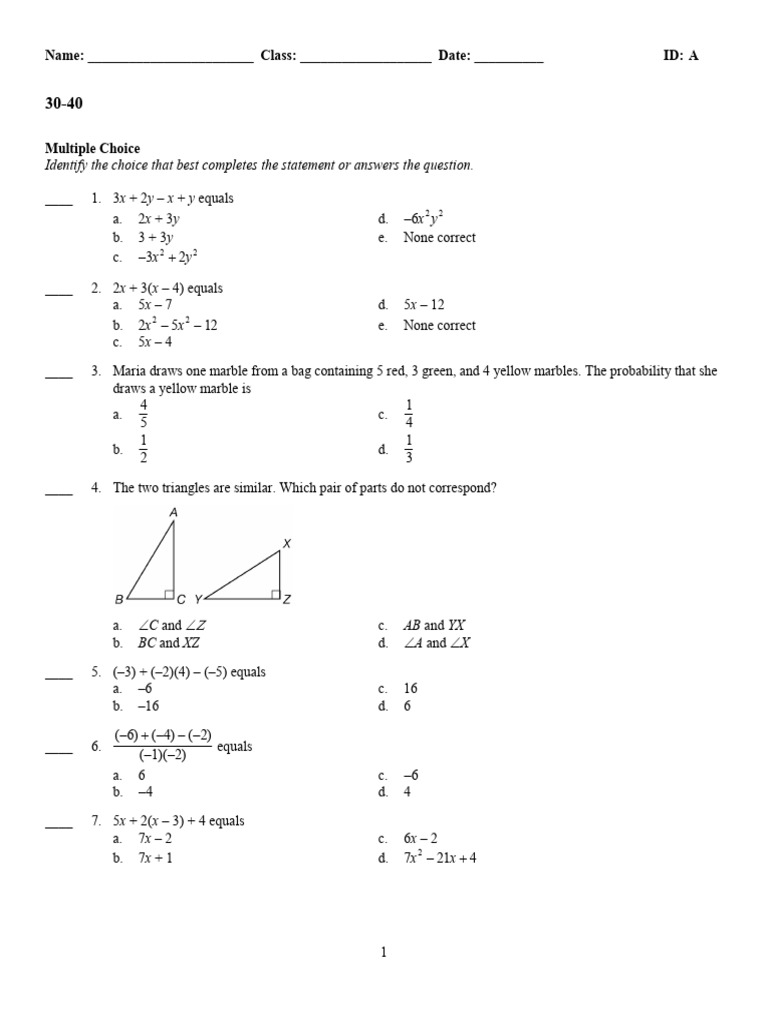 Saxon-PreAlgebra-Extra-Lessons+30-40 | PDF | Area | Circle