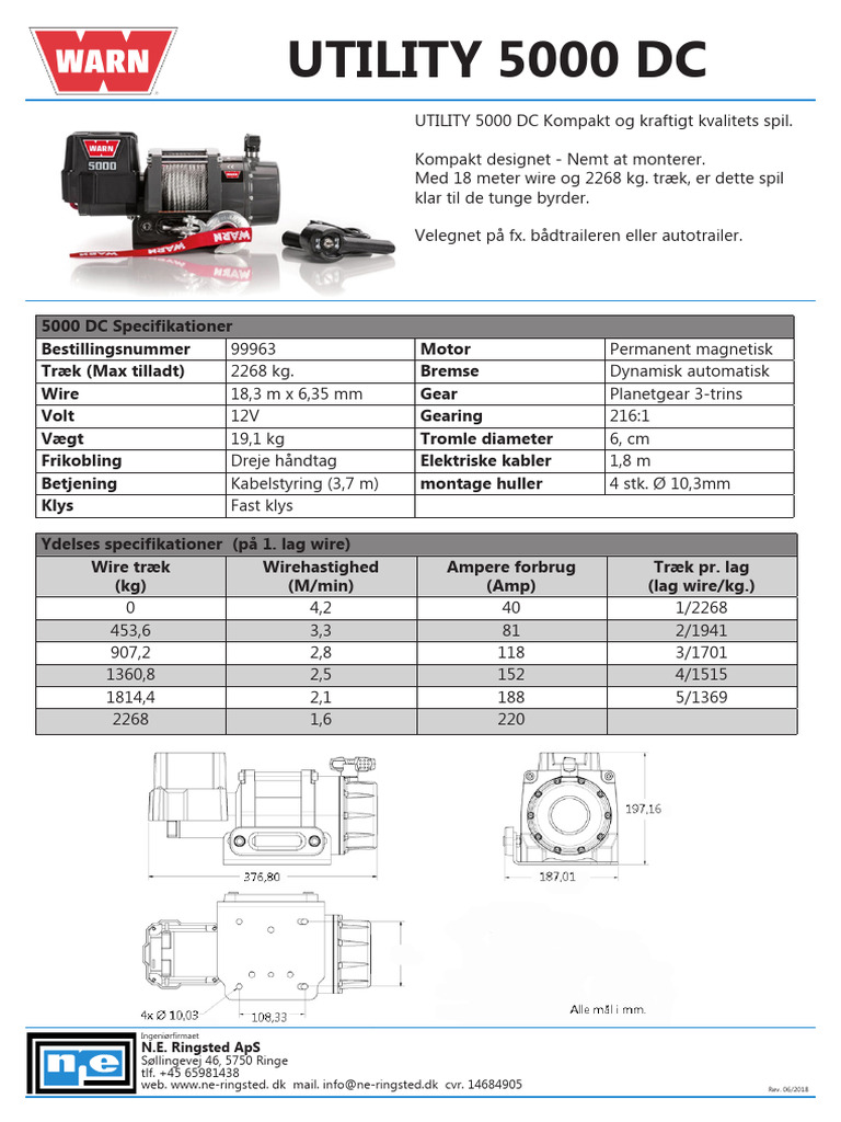 5000 DC Datablad | PDF