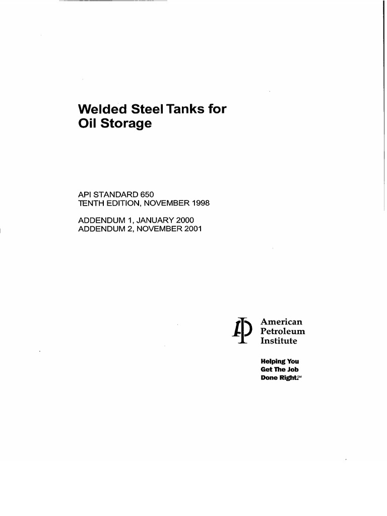 API 650 | PDF