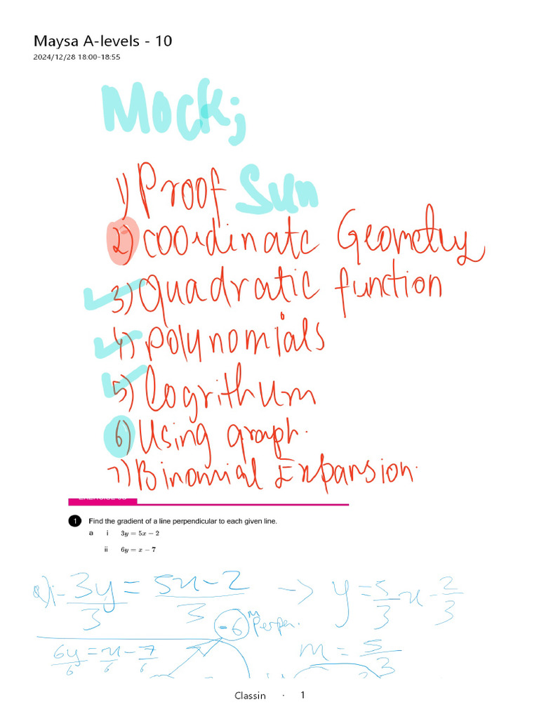 Coordinate Geometry Homework | PDF
