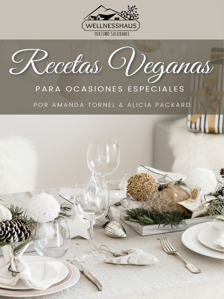 Recetas Veganas para Celebraciones Especiales | PDF | ensalada | Alimentos