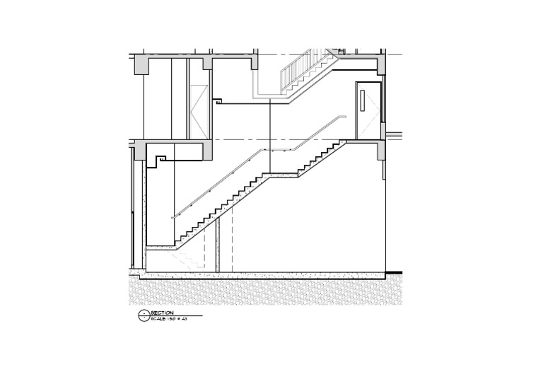 Sectional Elevation GF Stair | PDF
