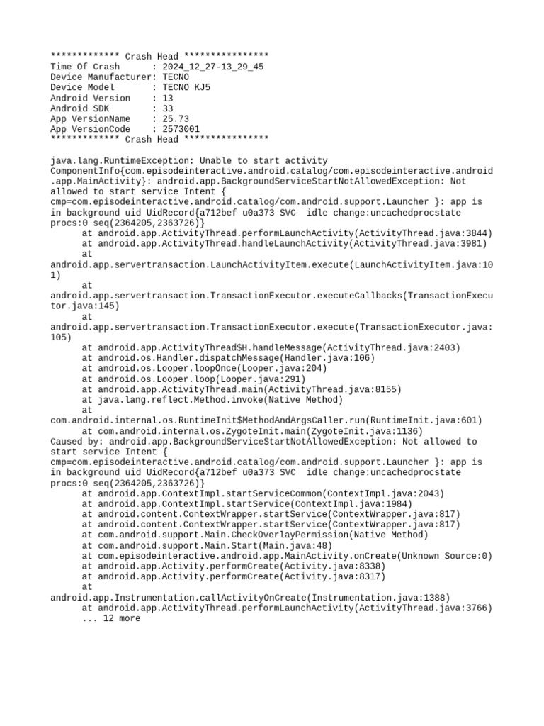 Mod Menu Crash 2024 12 27-13 29 45 | PDF | Java (Programming Language ...