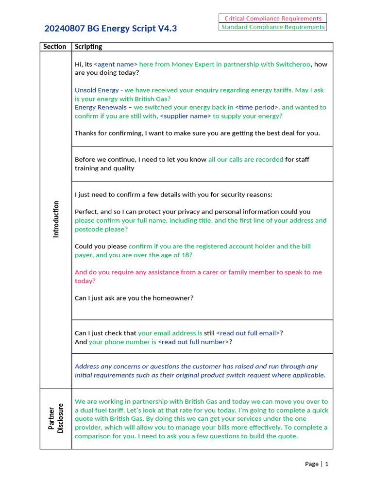 20240807 BG Energy Script V4.3 Scrpt | PDF | Debt | Payments
