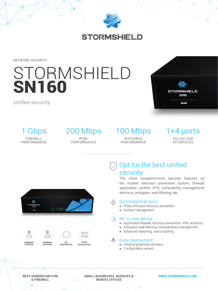 SNS EN SN160 Datasheet 201902 | PDF | Transport Layer Security ...