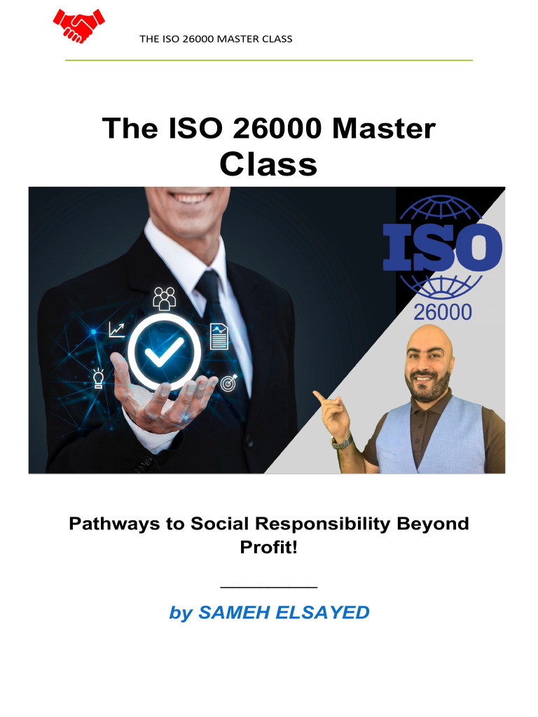 ISO 26000 Master Class Overview | PDF | Risk | Risk Management