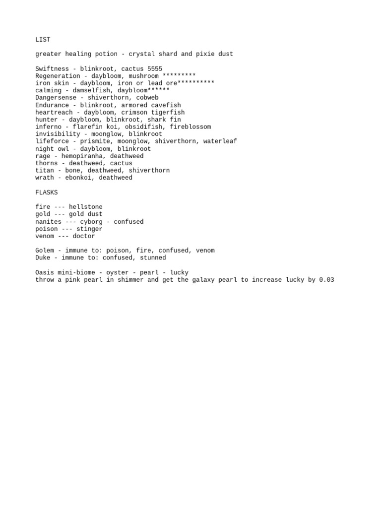 Terraria Pao | PDF