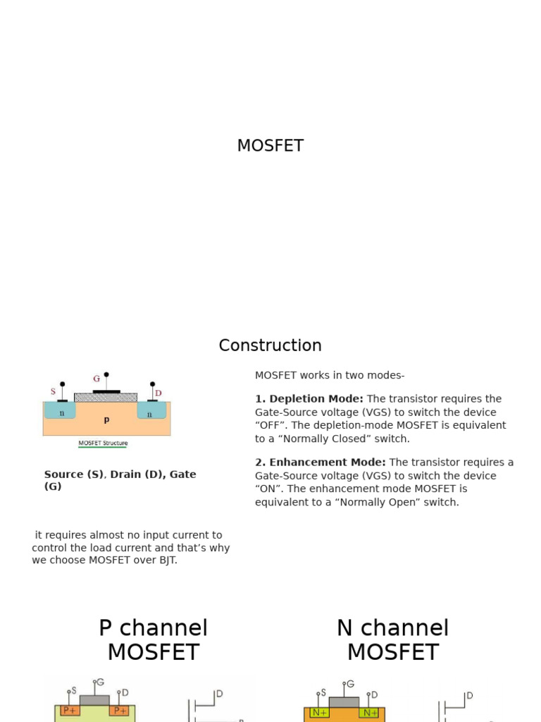 MOSFET1 | PDF