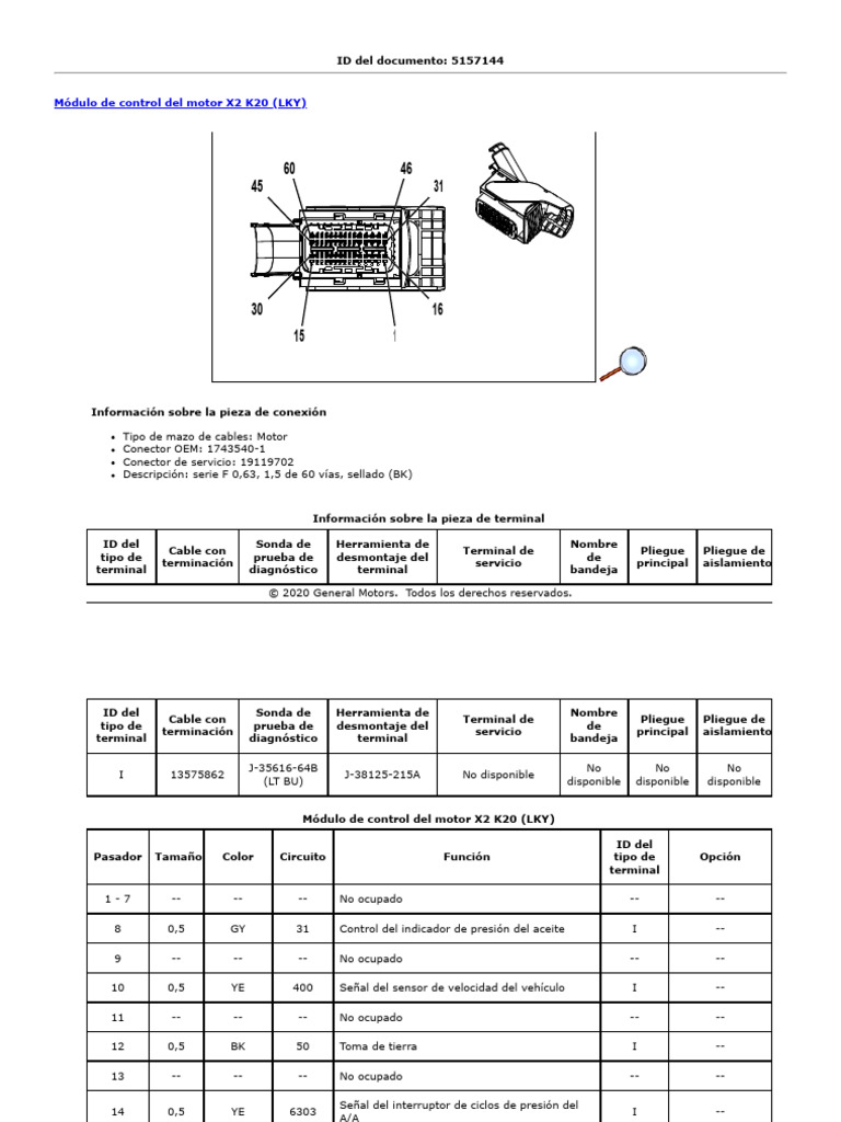 Módulo de Control del Motor X2 K20 | PDF