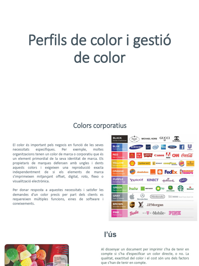 Perfils de Color - Gestio de Color | PDF