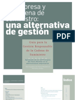 La Empresa y Su Cadena de Suministro: Una Alternativa de Gestión