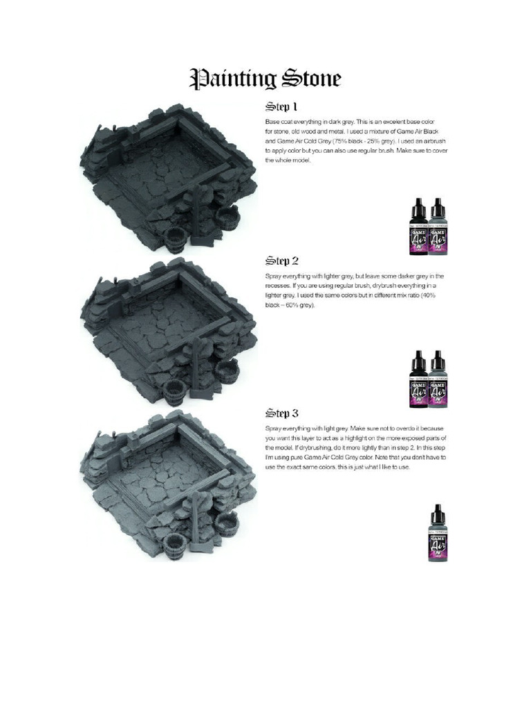 Outhouse - Tabletop World Painting Tutorial | PDF