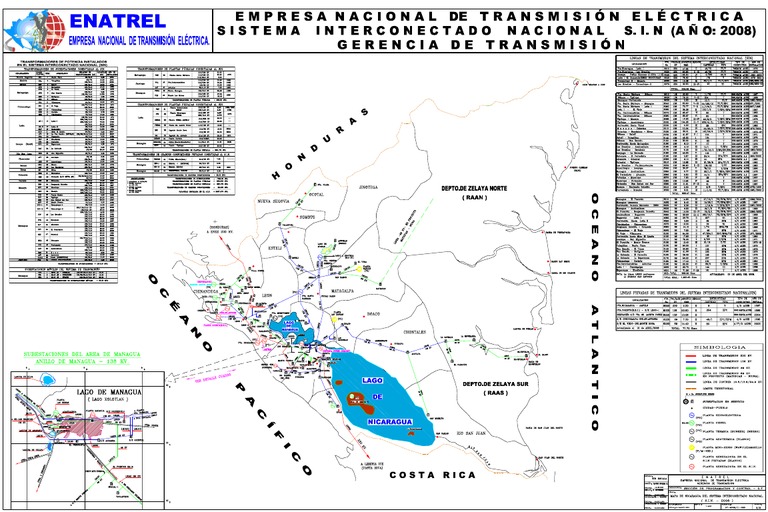 Mapa Sistema Interconectado Nacional 2008 | PDF | Ciencia y matemáticas