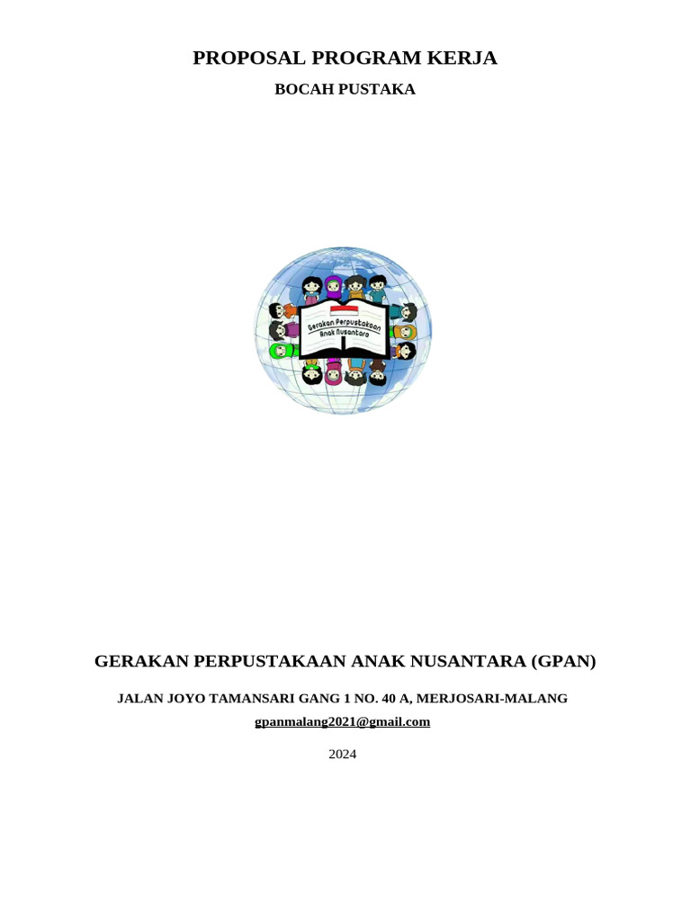 Proposal Program Kerja | PDF