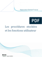 Les Procédures Stockées Et Les Fonctions Utilisateur