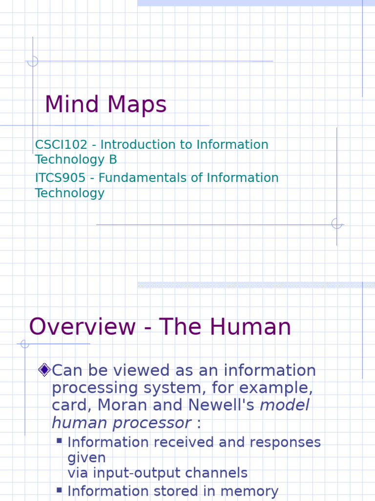 Introduction To Mind Maps | PDF | Memory | Information
