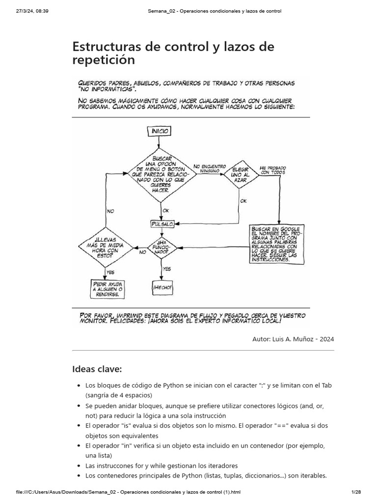 Estructuras y Lazos en Python | PDF | Python (lenguaje de programación ...