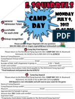 Camp Day Flyer