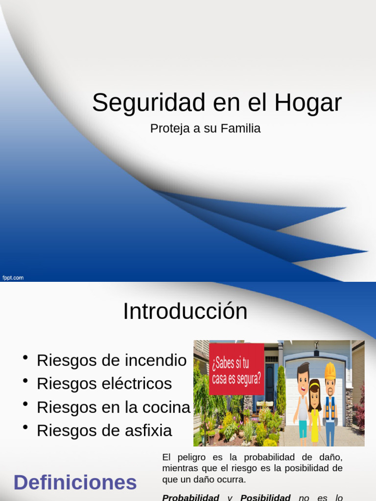 Capacitacion Seguridad en El Hogar | PDF