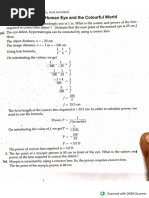 10 Numericals Defects of Vision | PDF