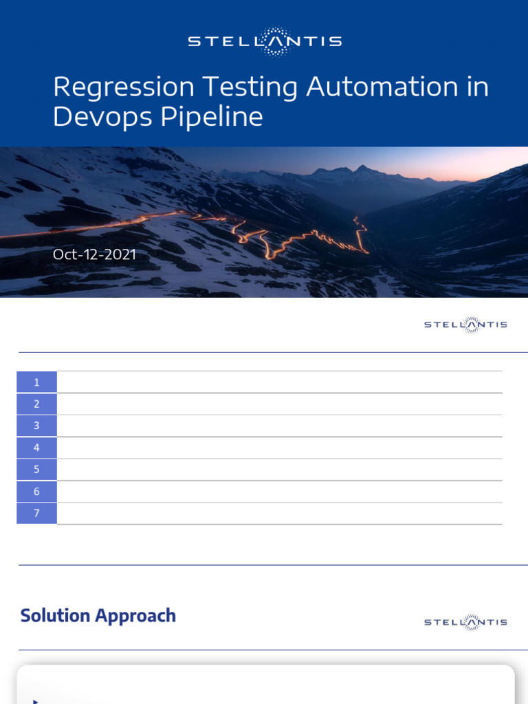 Regression Testing Automation | PDF | Selenium (Software) | Software ...