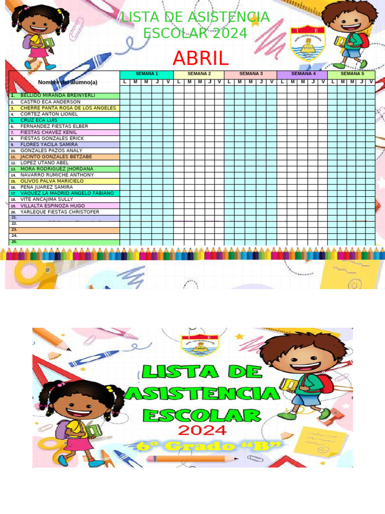 Cartel de Asistencia | PDF