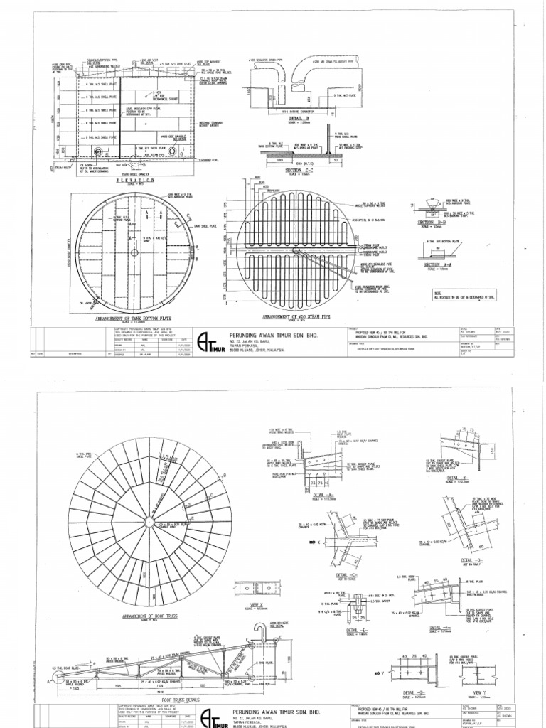 Details of 1500T CPO Tank | PDF