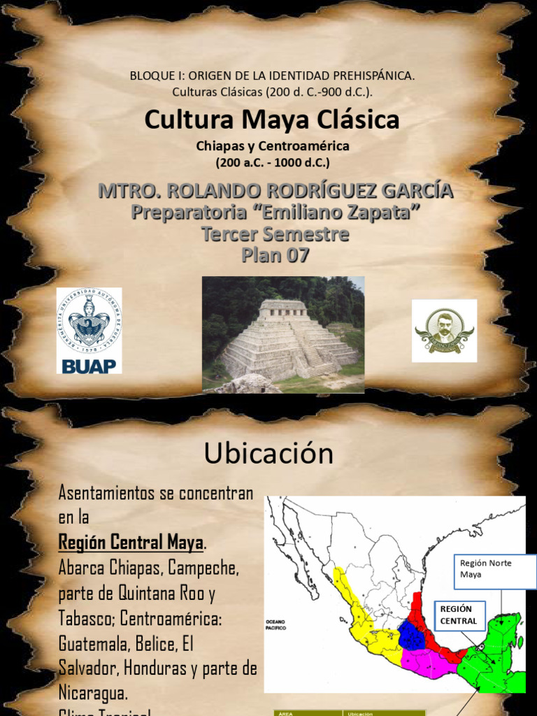 05-03 Cultura Maya Clásica | PDF | Civilización maya | Mesoamérica