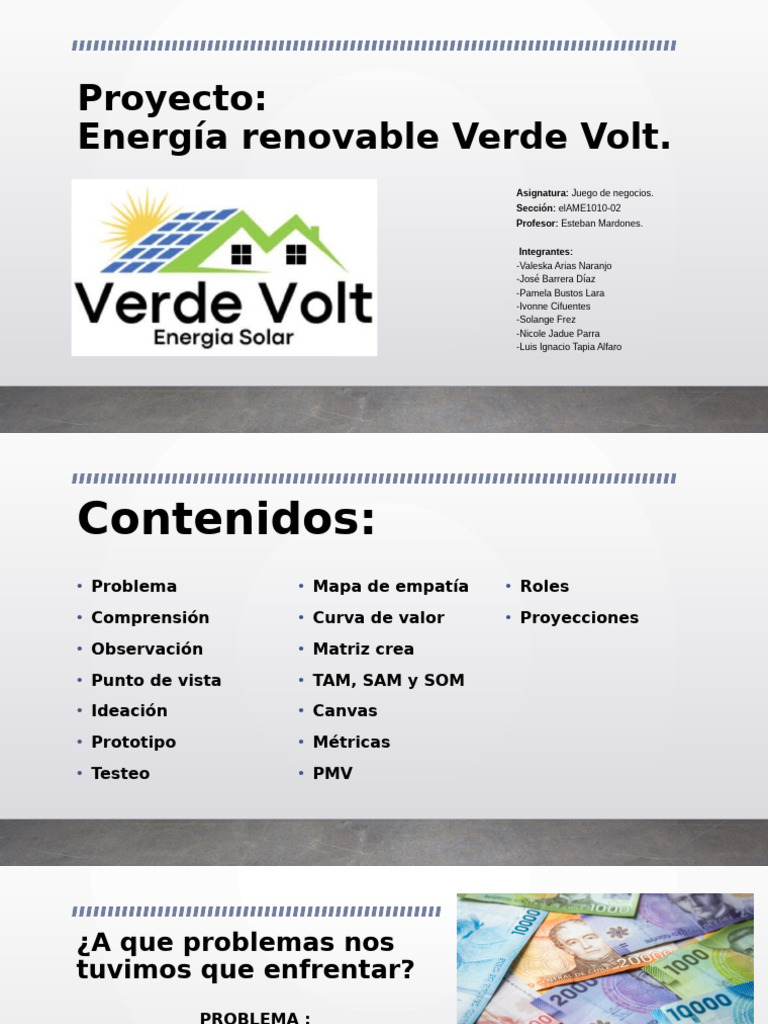 Presentcion Final Verde Volt | PDF | Economias