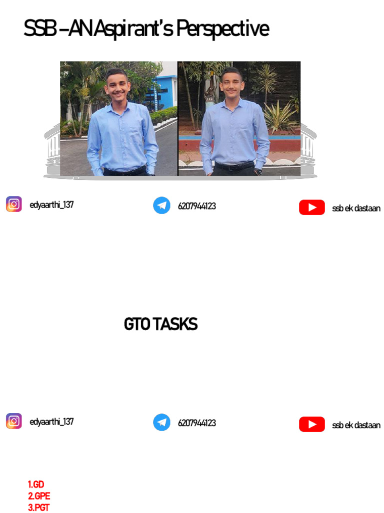 SSB GTO Tasks: A Comprehensive Guide | PDF | Cognition | Liberal Arts ...