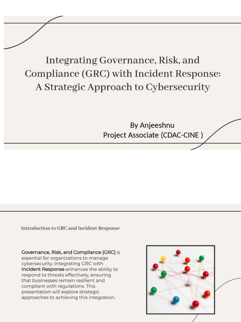Integrating Governance Risk and Compliance GRC With Incident Response A ...