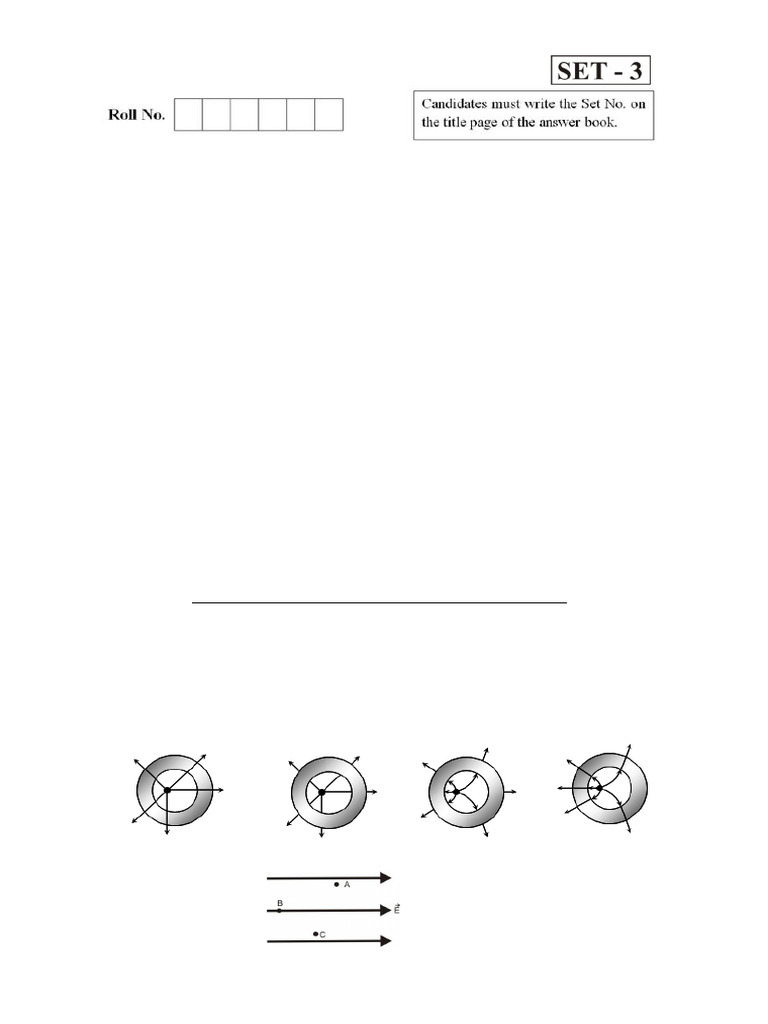 Xii - Physics - Set - 3 - QP | PDF | P–N Junction | Photoelectric Effect