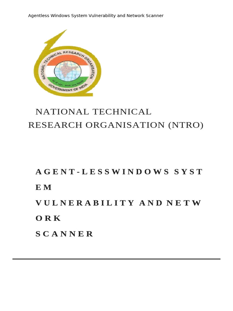 Agentless Windows Vulnerability Scanner | PDF | Vulnerability ...