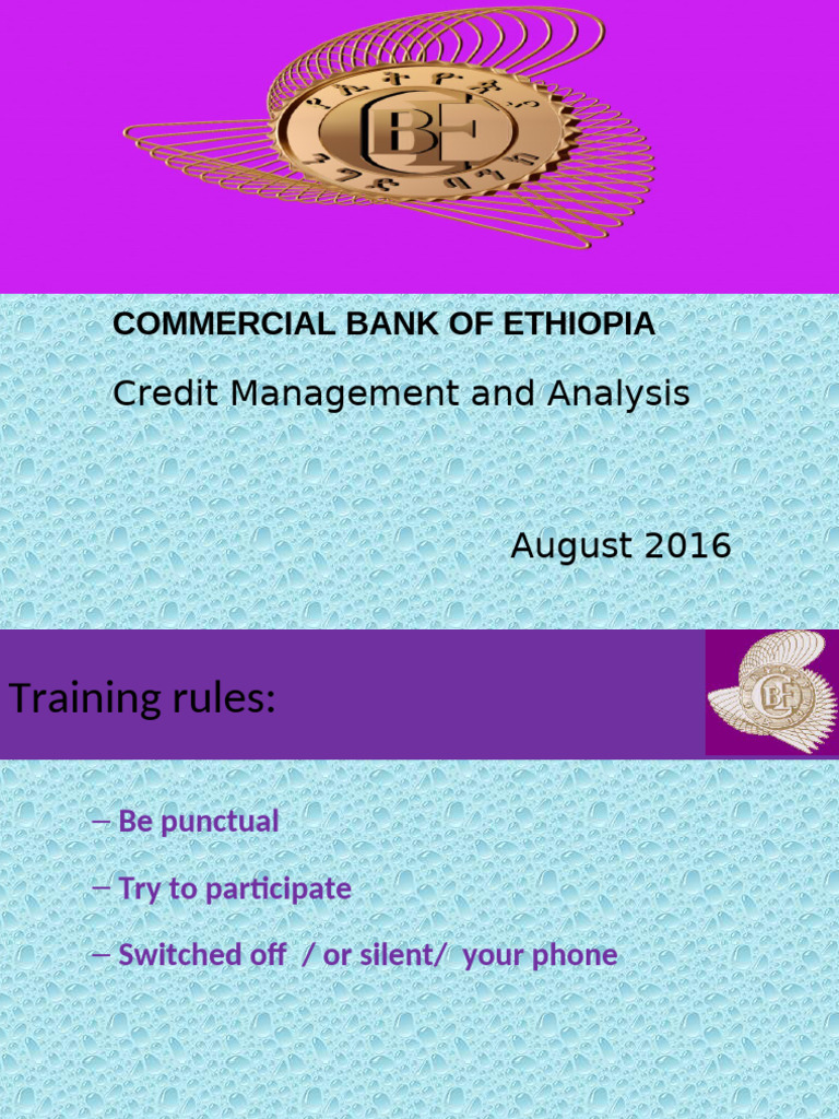 Credit Management Training Overview | PDF | Line Of Credit | Loans