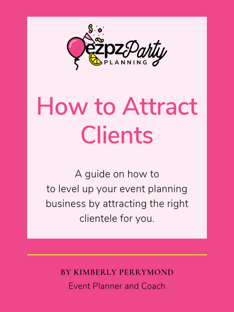 How To Attract Clients Ebook | PDF