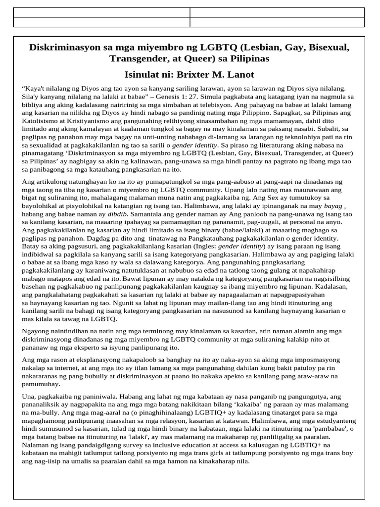 Activity Sheet Format | PDF