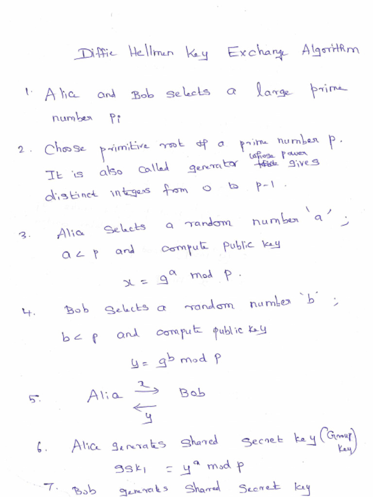 Diffie Hellman | PDF