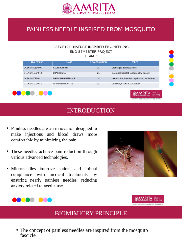 Mosquito-Inspired Painless Needle Design | PDF | Injection (Medicine ...