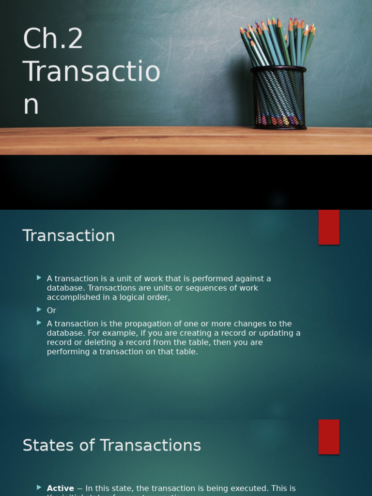 Understanding Database Transactions and Concurrency | PDF | Database ...